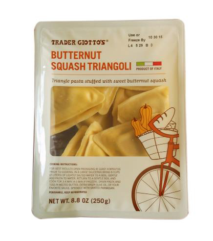 Trader Joe’s Issues Voluntary Allergy Alert on Tree Nuts In Trader Giotto’s Butternut Squash Triangoli